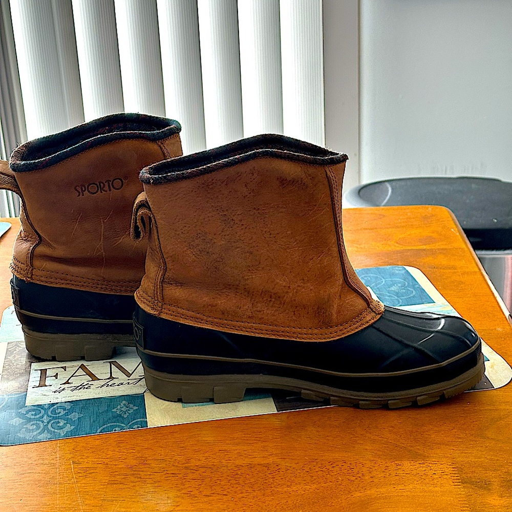 Sporto leather duck boots - Men’s size 8 - Picture 5 of 6